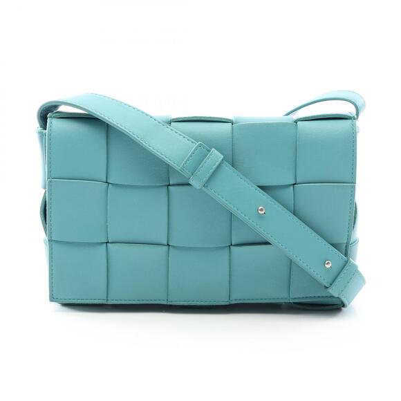 Bottega Veneta Handbags - Bottega Veneta Intrecciato Cassette Shoulder Bag Leather Green